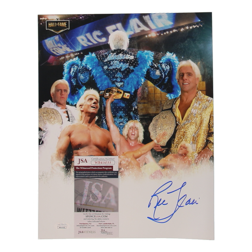 Ric Flair Signed WWE 11x14 Photo (JSA) at PristineAuction.com Ric Flair Signed WWE 11x14 Photo (JSA) at PristineAuction.com