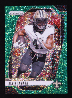 Alvin Kamara 2024 Panini Prizm Prizms Green Sparkle #204 #5/8 at PristineAuction.com
