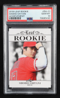 Shohei Ohtani 2018 Leaf Ohtani Rookie Achievement #RA01 RC (PSA 10) at PristineAuction.com