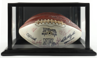 1976 Pro Bowl Signed Special Edition White Panel Football with Display Case Signed by (43) with O.J. Simpson, Emmitt Thomas, Joe DeLamielleure, Lynn Swann Inscribed "HOF '90" (PSA) at PristineAuction.com