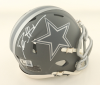 Deion Sanders Signed Cowboys Slate Alternate Speed Mini Helmet (Beckett) at PristineAuction.com