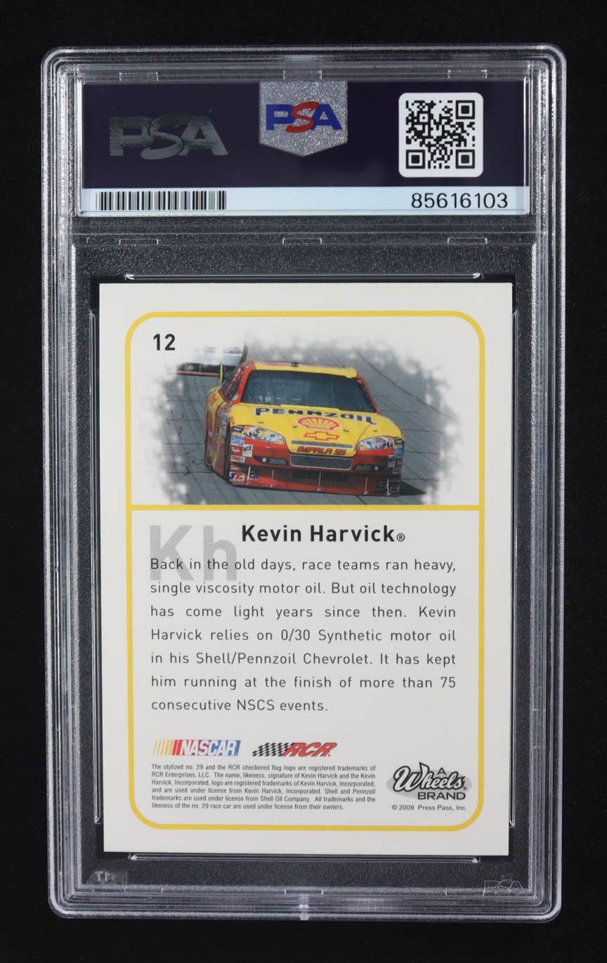 Kevin Harvick Signed 2009 Press Pass Wheels Element Nascar Sprint Cup Series #12 (PSA) at PristineAuction.com Kevin Harvick Signed 2009 Press Pass Wheels Element Nascar Sprint Cup Series #12 (PSA) at PristineAuction.com
