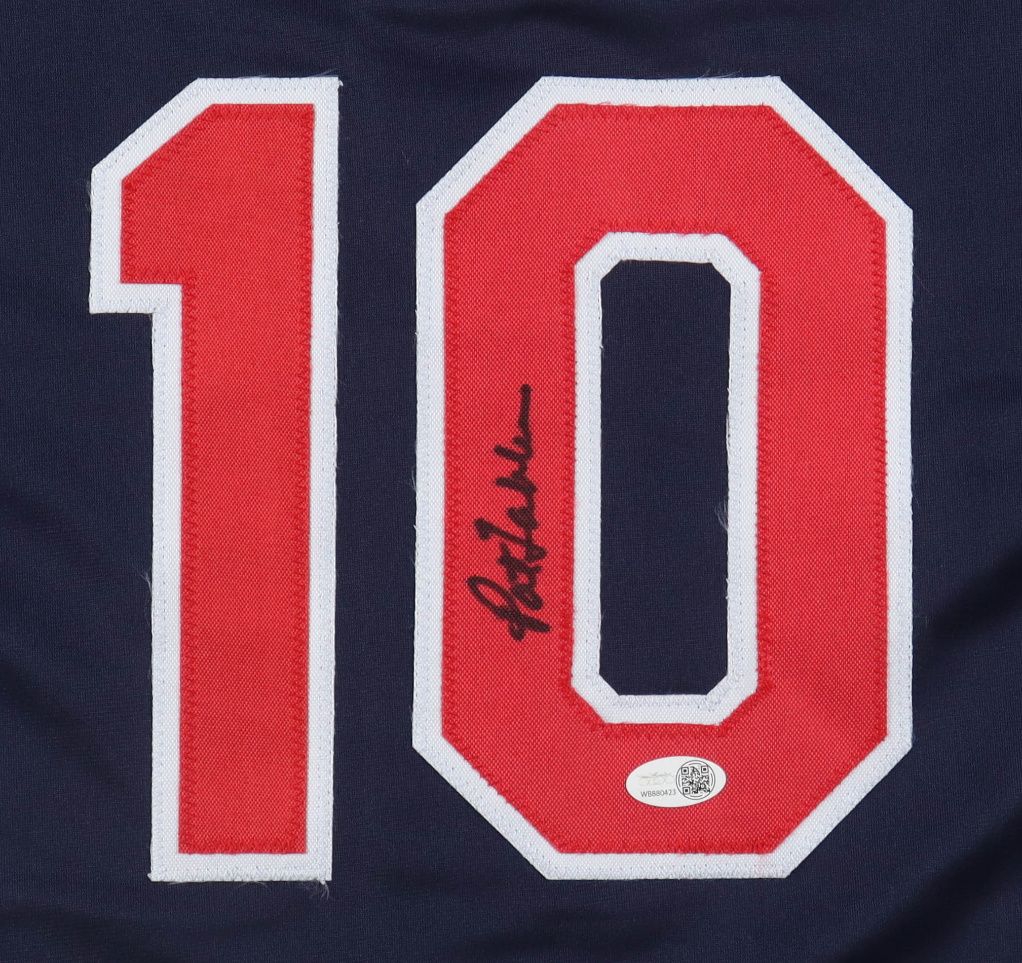 Pat Tabler Signed Jersey (JSA) at PristineAuction.com Pat Tabler Signed Jersey (JSA) at PristineAuction.com