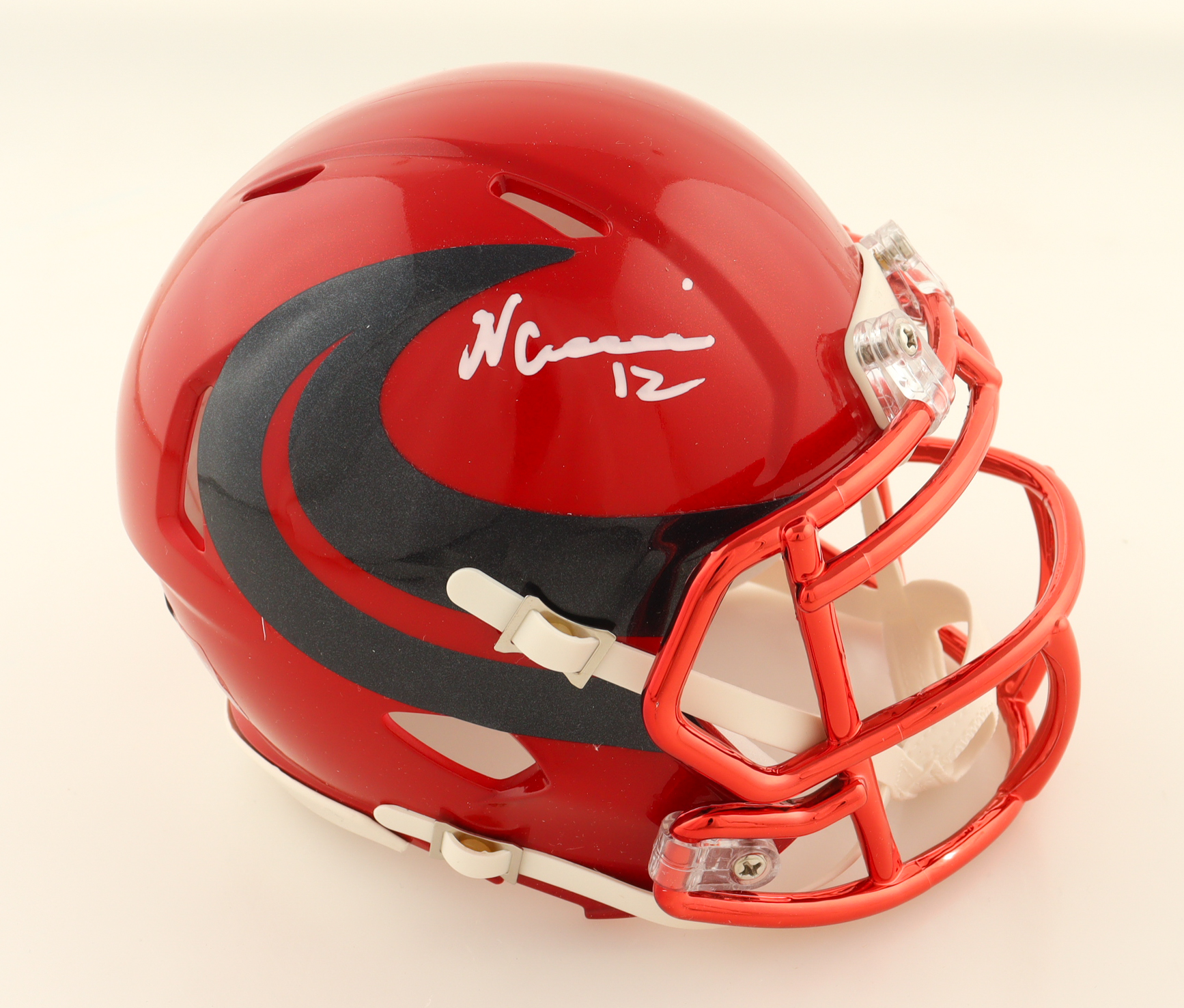 Nico Collins Signed Texans 2024 Alternate Speed Mini Helmet (Beckett) at PristineAuction.com Nico Collins Signed Texans 2024 Alternate Speed Mini Helmet (Beckett) at PristineAuction.com