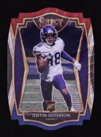 Justin Jefferson 2020 Select Prizm Tri Color Die Cut #161 RC at PristineAuction.com