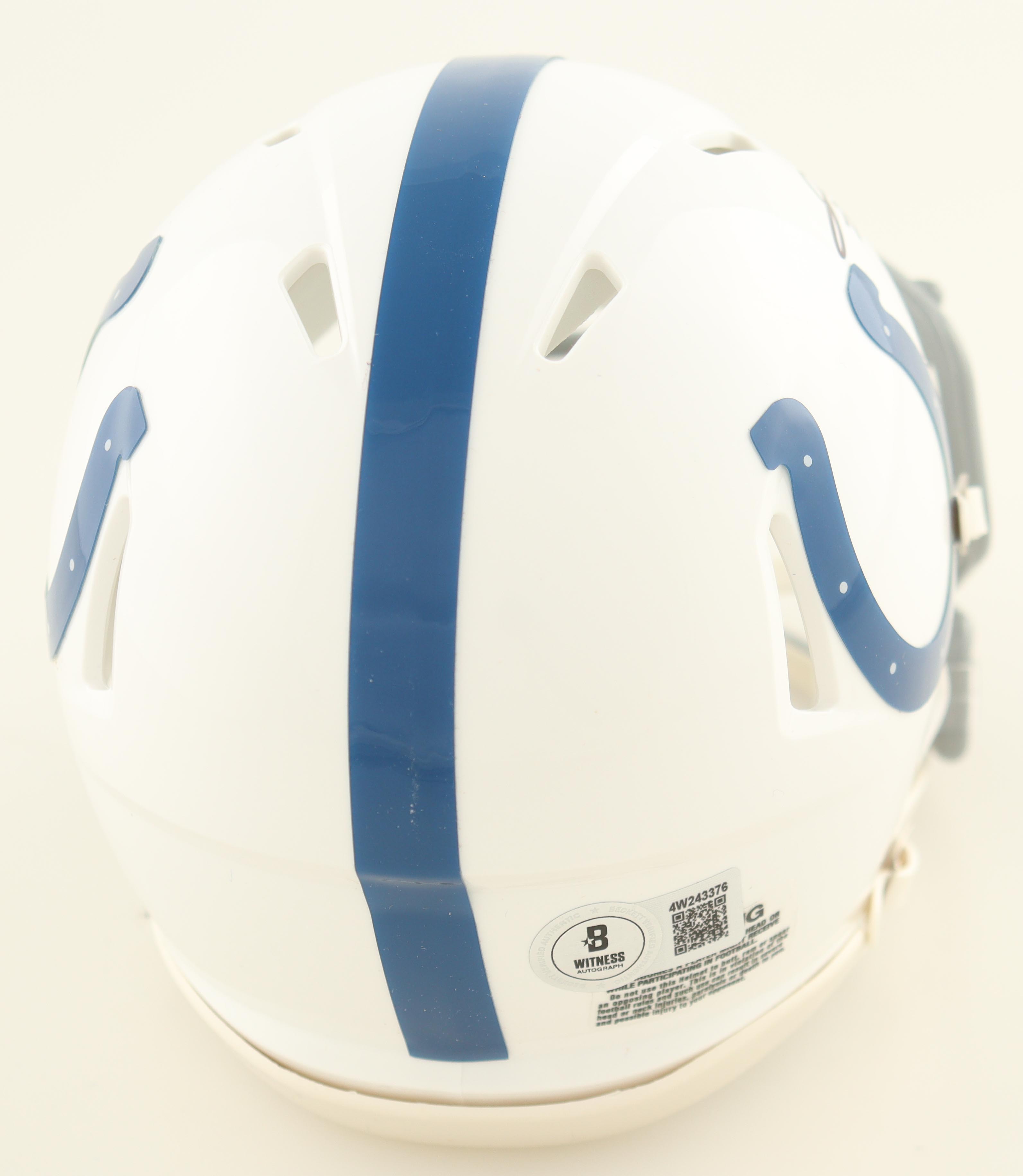 Jonathan Taylor Signed Colts Speed Mini Helmet (Beckett) at PristineAuction.com Jonathan Taylor Signed Colts Speed Mini Helmet (Beckett) at PristineAuction.com