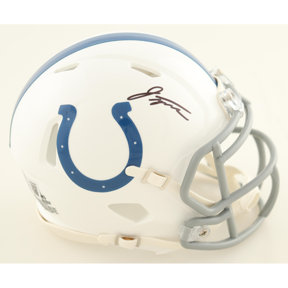 Jonathan Taylor Signed Colts Speed Mini Helmet (Beckett) at PristineAuction.com