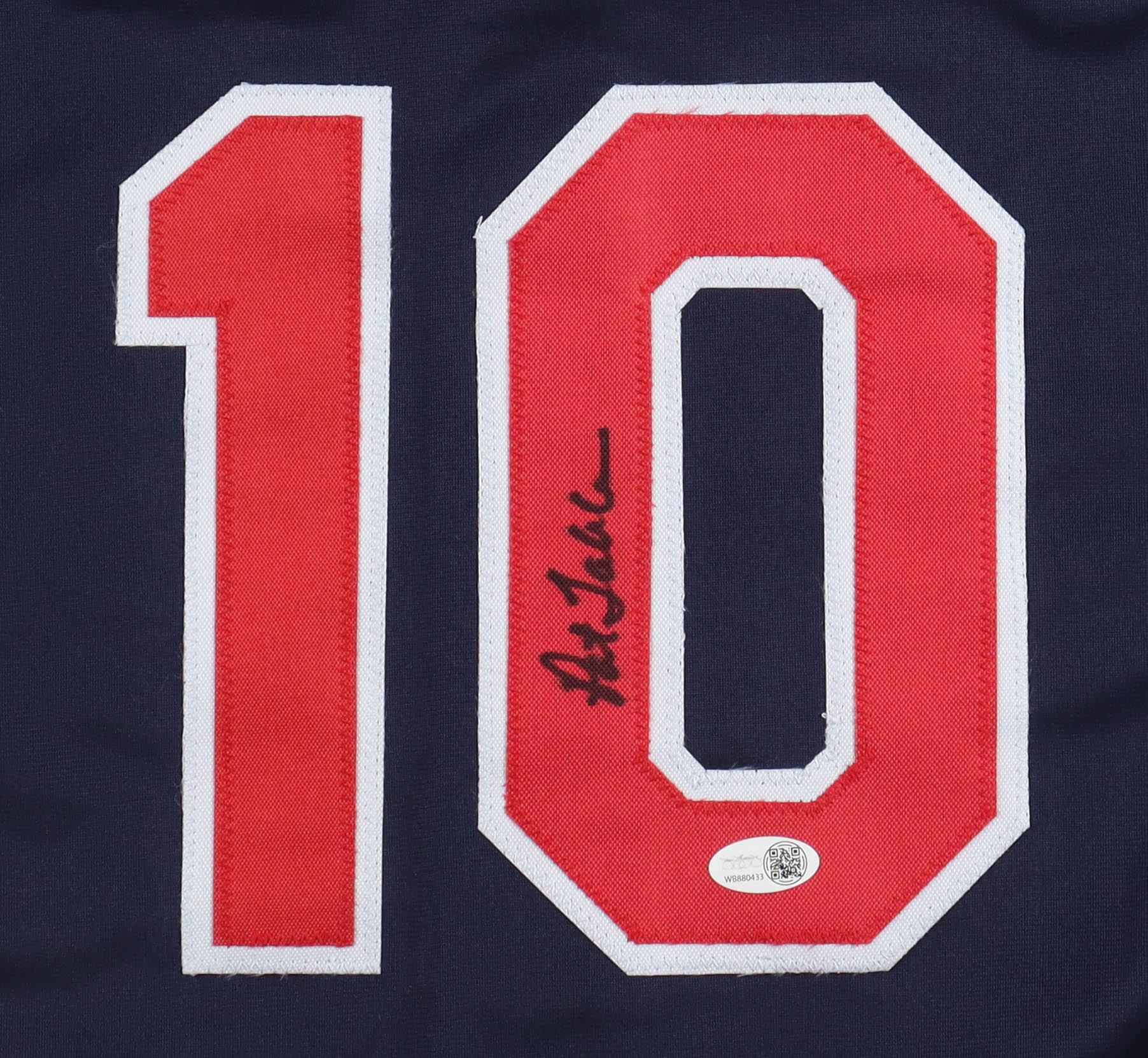 Pat Tabler Signed Jersey (JSA) at PristineAuction.com Pat Tabler Signed Jersey (JSA) at PristineAuction.com