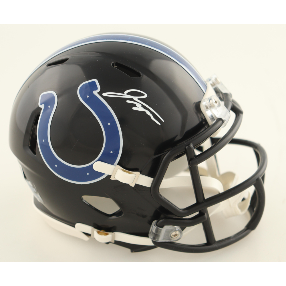 Jonathan Taylor Signed Colts Speed Mini Helmet (Beckett) at PristineAuction.com