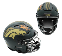 Terrell Davis Signed Broncos Full-Size Authentic On-Field Salute to Service Alternate Speedflex Helmet Inscribed "HOF 17" (Radtke) at PristineAuction.com