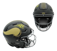 Adrian Peterson Signed Vikings Full-Size Authentic On-Field Salute to Service Alternate Speedflex Helmet (Radtke) at PristineAuction.com