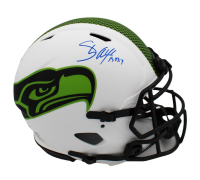 Shaun Alexander Signed Seahawks Full-Size Authentic On-Field Lunar Eclipse Alternate Speed Helmet (Radtke) at PristineAuction.com