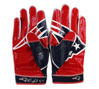 Rob Gronkowski Signed Patriots Nike Gloves (Radtke) at PristineAuction.com
