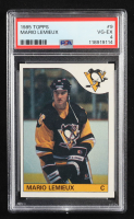 Mario Lemieux 1985-86 Topps #9 RC (PSA 4) at PristineAuction.com