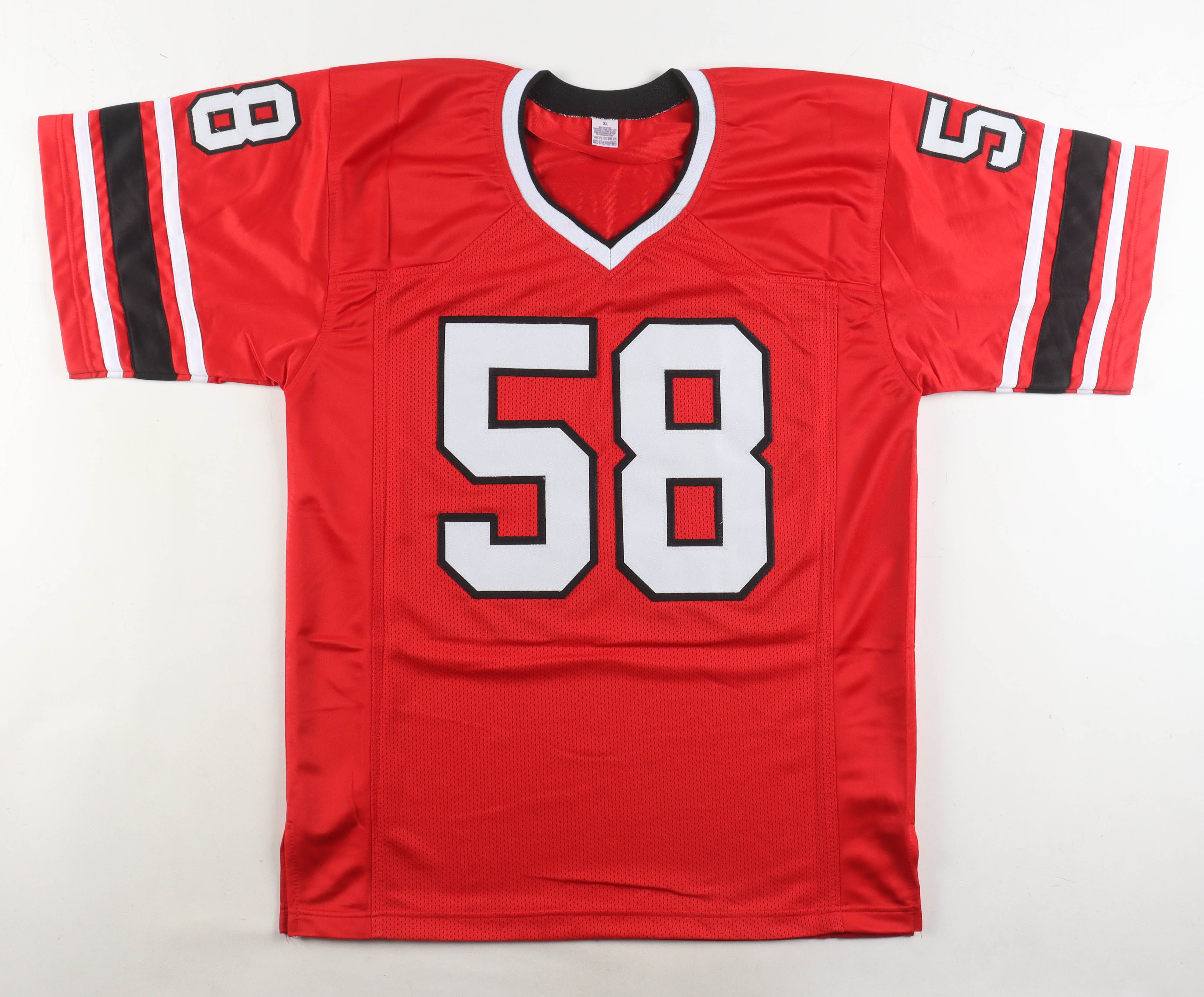 Jessie Tuggle Signed Jersey Inscribed "The Hammer" (JSA) at PristineAuction.com Jessie Tuggle Signed Jersey Inscribed "The Hammer" (JSA) at PristineAuction.com