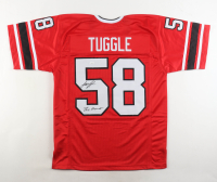Jessie Tuggle Signed Jersey Inscribed "The Hammer" (JSA) at PristineAuction.com