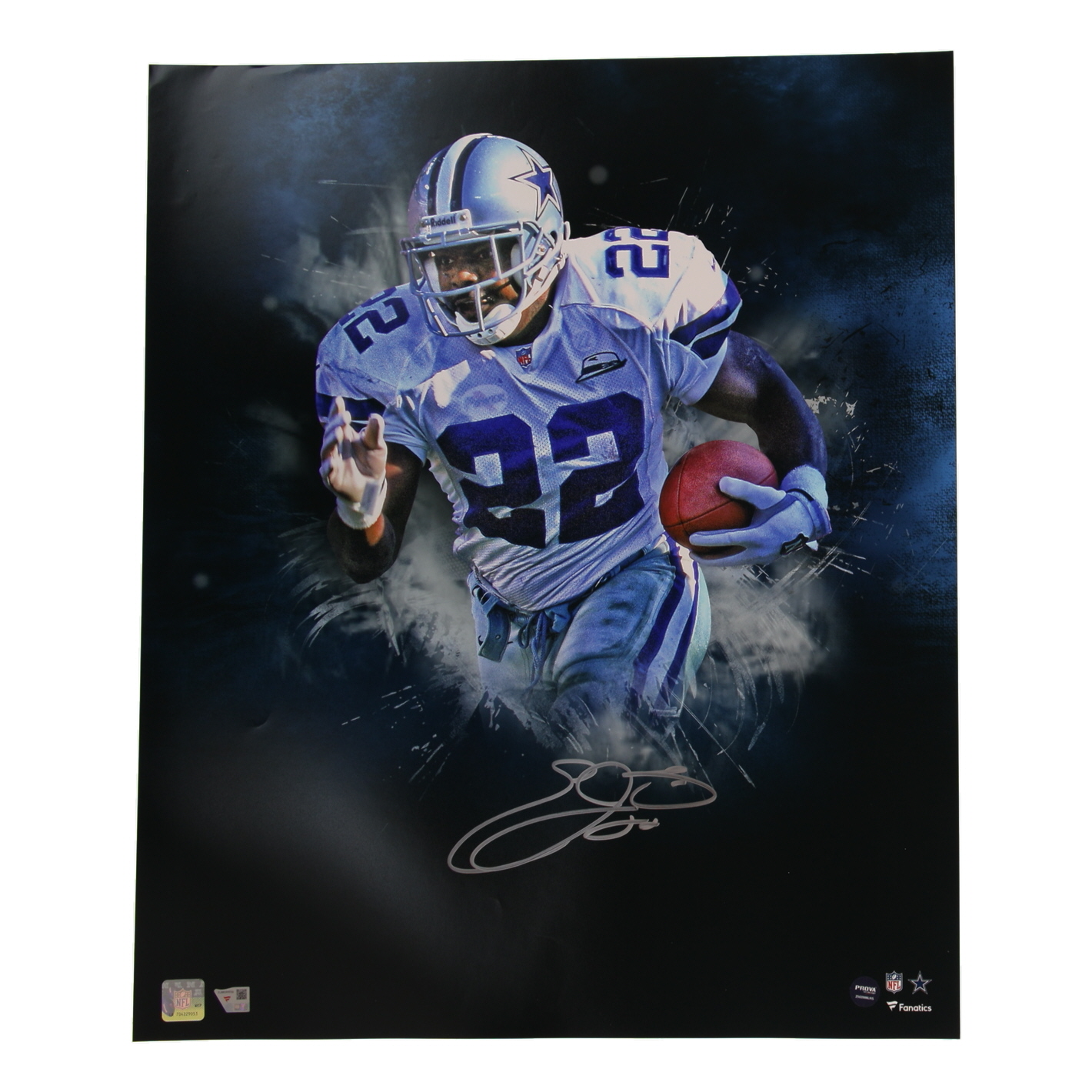 Emmitt Smith Signed Cowboys 20x24 Photo (Prova & Fanatics) at PristineAuction.com Emmitt Smith Signed Cowboys 20x24 Photo (Prova & Fanatics) at PristineAuction.com