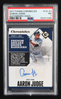 Aaron Judge 2017 Panini Chronicles Autographs Gold #1 #69/99 RC (PSA 7) at PristineAuction.com