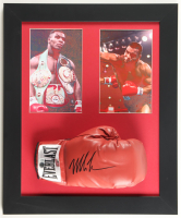 Mike Tyson Signed Custom Framed Everlast Boxing Glove Display (Tyson & Beckett) at PristineAuction.com