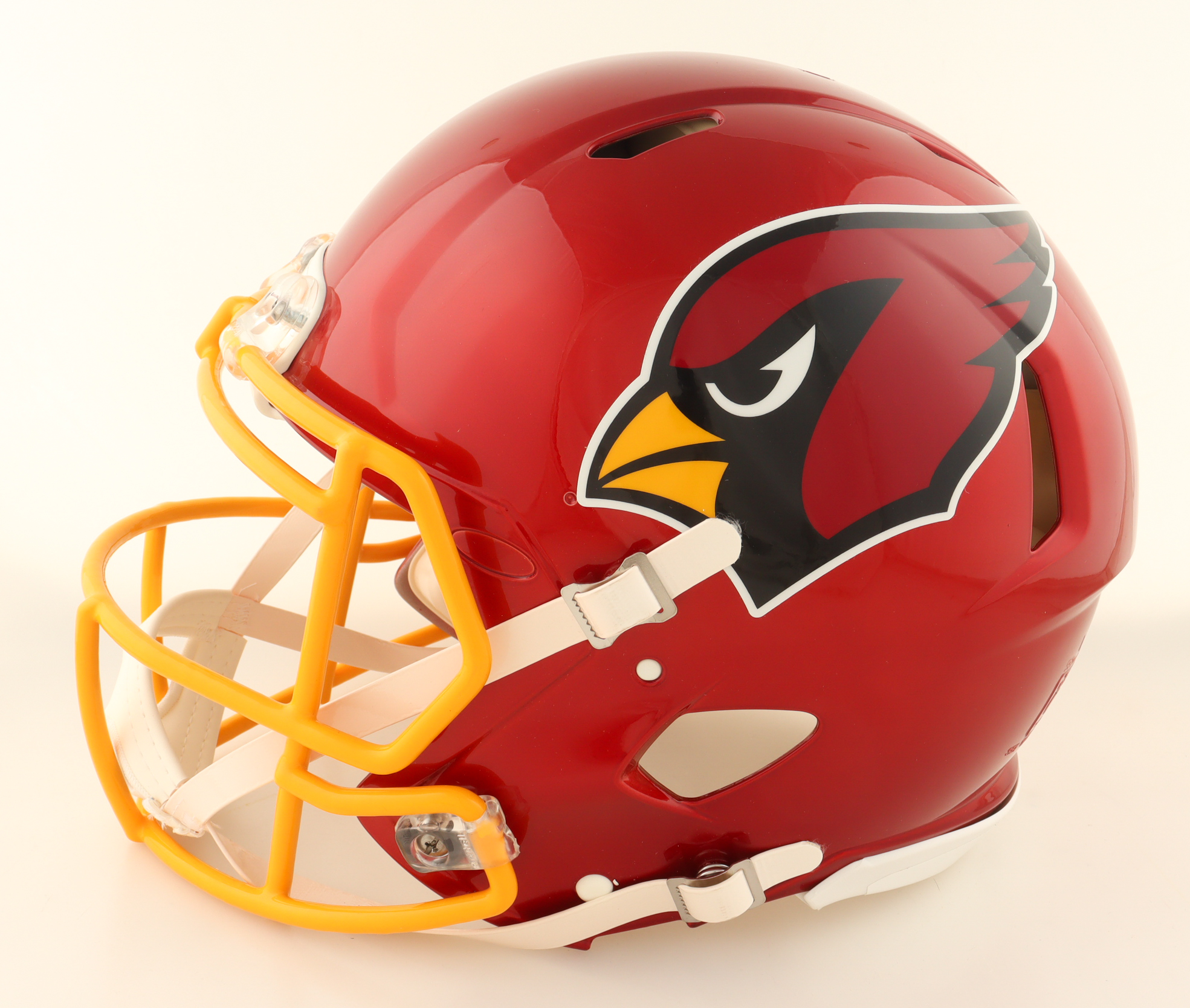 Kurt Warner Signed Cardinals Authentic On-Field Full-Size Flash Alternate Speed Mini Helmet (Beckett) at PristineAuction.com Kurt Warner Signed Cardinals Authentic On-Field Full-Size Flash Alternate Speed Mini Helmet (Beckett) at PristineAuction.com