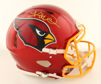 Kurt Warner Signed Cardinals Authentic On-Field Full-Size Flash Alternate Speed Mini Helmet (Beckett) at PristineAuction.com