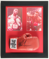 Mike Tyson Signed Custom Framed Everlast Boxing Glove Display (Tyson & Beckett) at PristineAuction.com