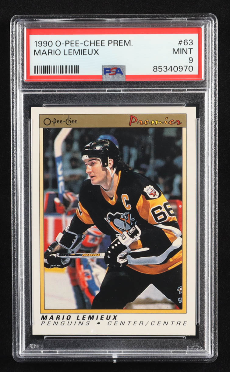 Mario Lemieux 1990-91 OPC Premier #63 (PSA 9) at PristineAuction.com Mario Lemieux 1990-91 OPC Premier #63 (PSA 9) at PristineAuction.com