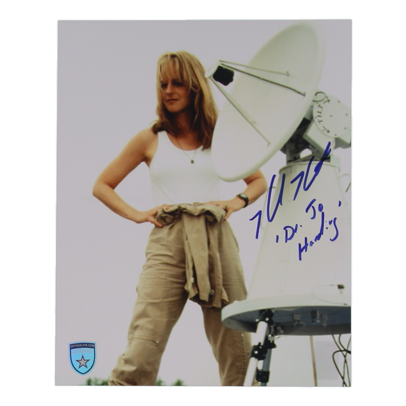 Helen Hunt Signed "Twister" 8x10 Photo Inscribed "Dr. Jo Harding" (OfficialPix) at PristineAuction.com Helen Hunt Signed "Twister" 8x10 Photo Inscribed "Dr. Jo Harding" (OfficialPix) at PristineAuction.com