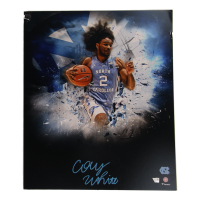 Coby White Signed North Carolina Tar Heels 20x24 Photo Board (Fanatics) at PristineAuction.com