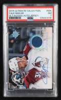 Cale Makar 2019-20 Ultimate Collection Ultimate Access Jersey Autographs #UAAMA #074/135 RC (PSA 7) at PristineAuction.com