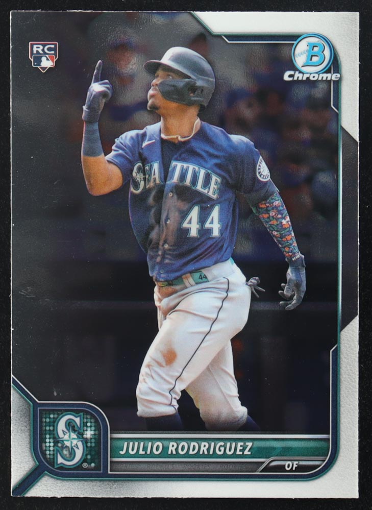 Julio Rodriguez 2022 Bowman Chrome #48 RC at PristineAuction.com Julio Rodriguez 2022 Bowman Chrome #48 RC at PristineAuction.com