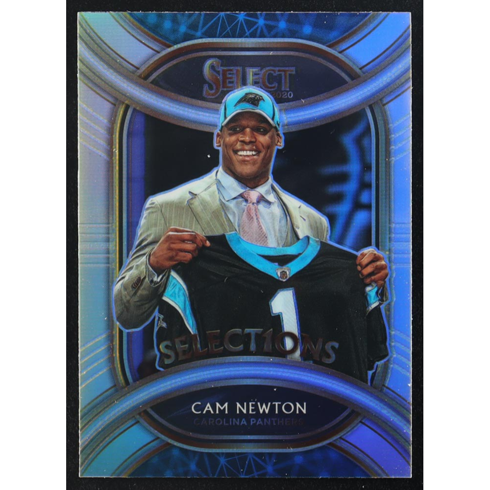 Cam Newton 2020 Select Selections Silver #SI6 at PristineAuction.com