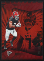 Bijan Robinson 2024 Panini Illusions Trophy Collection Red #5 #49/175 at PristineAuction.com