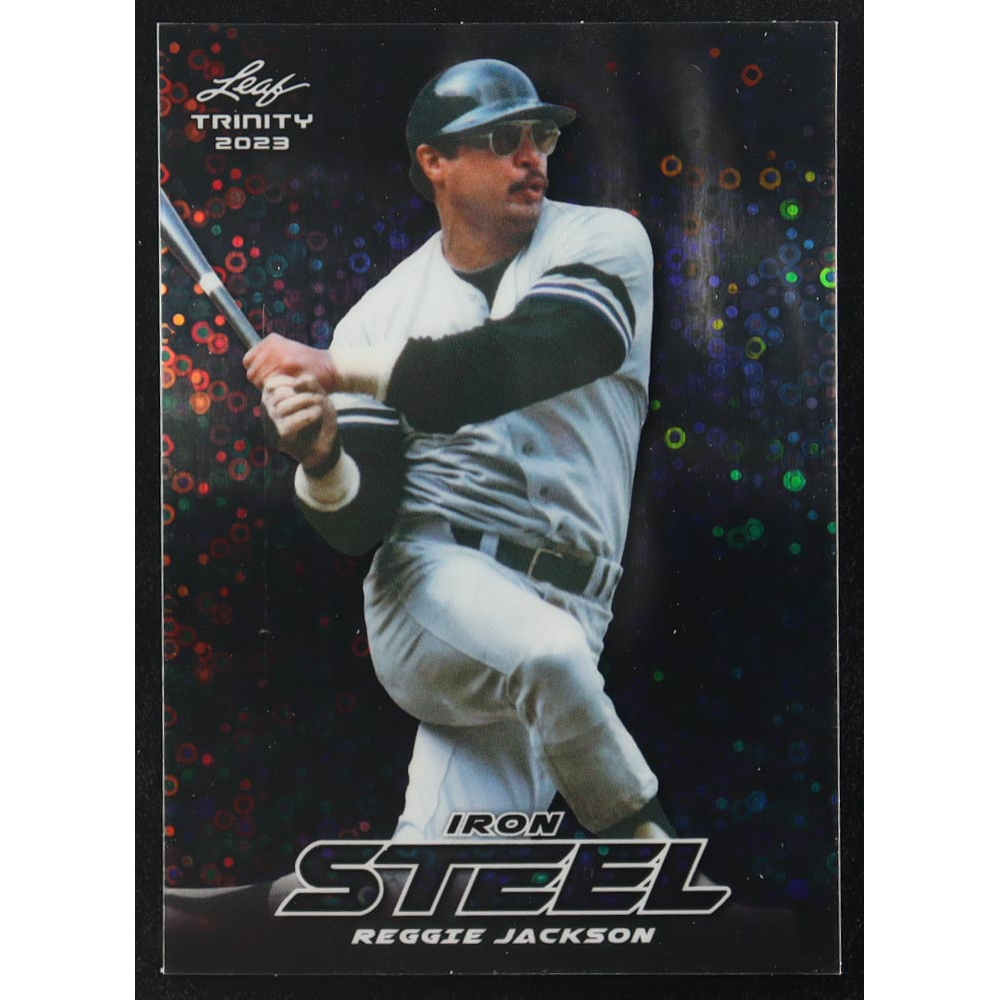 Reggie Jackson 2023 Leaf Iron Steel No Huddle #S57 #2/10 at PristineAuction.com
