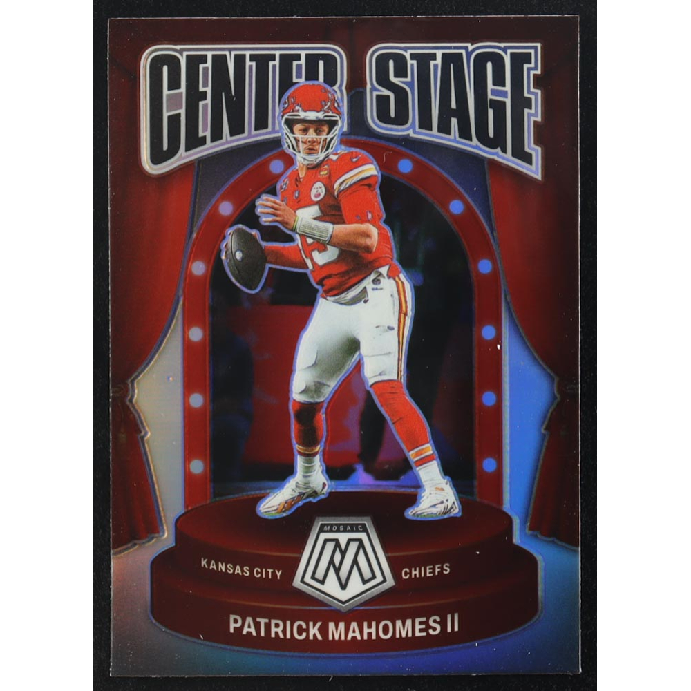 Patrick Mahomes 2024 Mosaic Center Stage Silver #18 at PristineAuction.com