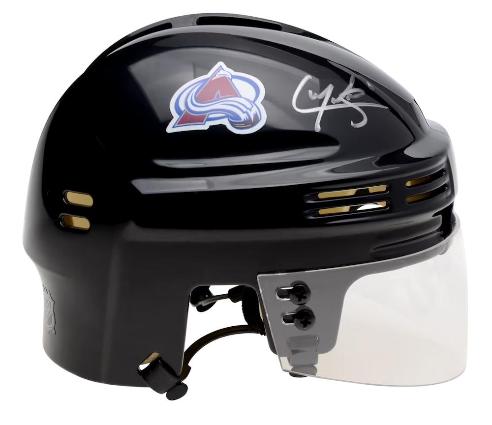 Cale Makar Signed Avalanche Mini Helmet (Fanatics) at PristineAuction.com Cale Makar Signed Avalanche Mini Helmet (Fanatics) at PristineAuction.com