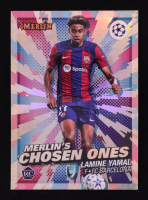 Lamine Yamal 2023-24 Merlin UEFA Club Competitions Merlins Chosen One #MC1 RC at PristineAuction.com