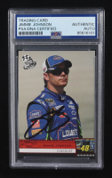 Jimmie Johnson Signed 2009 Press Pass Checklist (PSA) at PristineAuction.com