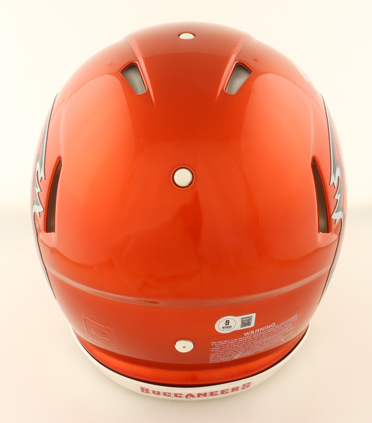 Baker Mayfield Signed Buccaneers Full-Size Authentic On-Field Flash Alternate Speed Helmet (Beckett) at PristineAuction.com Baker Mayfield Signed Buccaneers Full-Size Authentic On-Field Flash Alternate Speed Helmet (Beckett) at PristineAuction.com