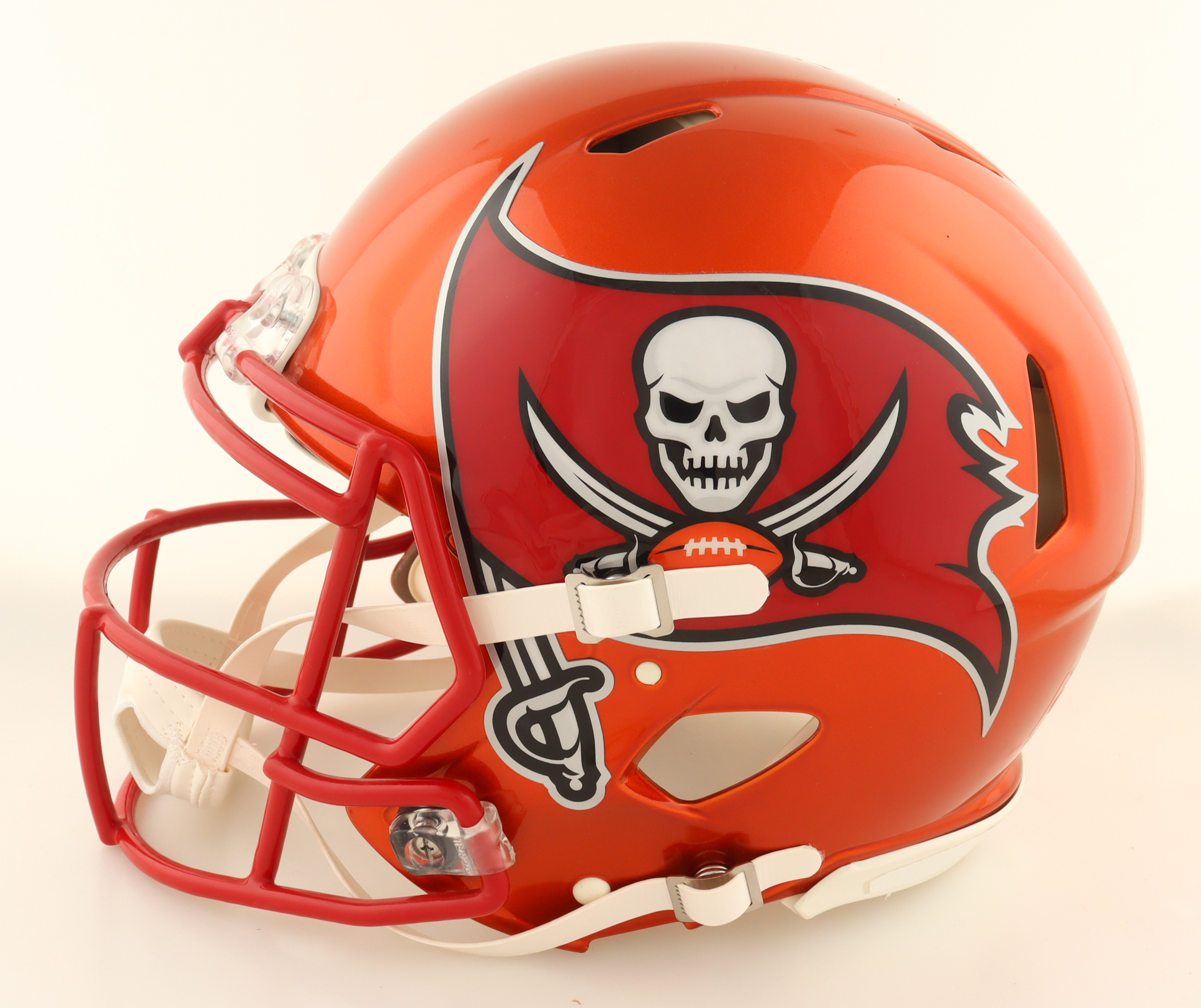 Baker Mayfield Signed Buccaneers Full-Size Authentic On-Field Flash Alternate Speed Helmet (Beckett) at PristineAuction.com Baker Mayfield Signed Buccaneers Full-Size Authentic On-Field Flash Alternate Speed Helmet (Beckett) at PristineAuction.com