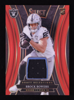 Brock Bowers 2024 Select Draft Selections Memorabilia Prizm Red #8 #RC at PristineAuction.com