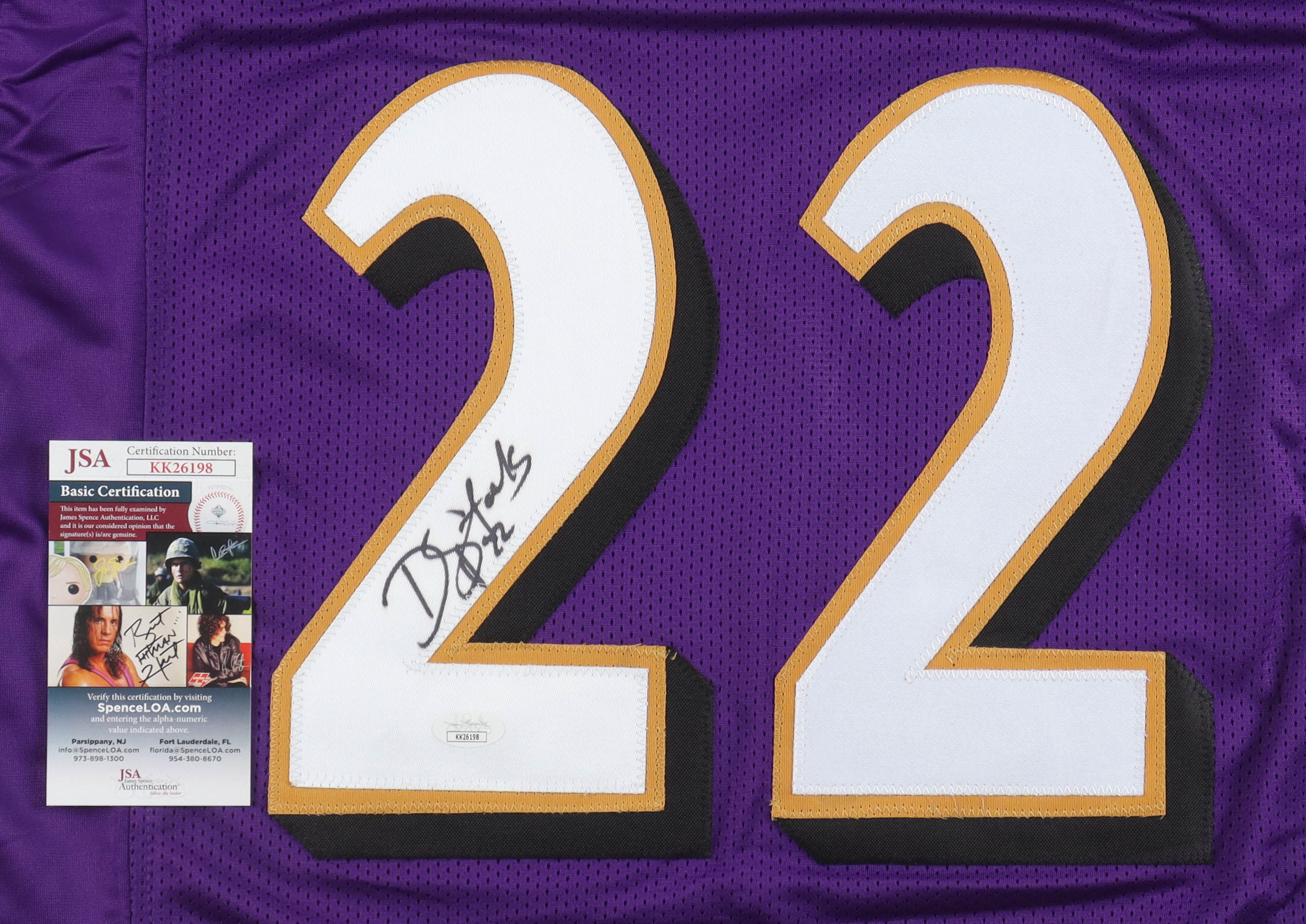 Duane Starks Signed Jersey (JSA) at PristineAuction.com Duane Starks Signed Jersey (JSA) at PristineAuction.com