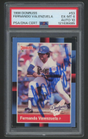 Fernando Valenzuela Signed 1988 Donruss #53 (PSA 6 | Auto 10) at PristineAuction.com