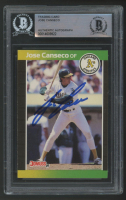 Jose Canseco Signed 1989 Donruss #91 (BGS) at PristineAuction.com
