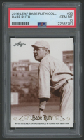 Babe Ruth 2016 Leaf #35 (PSA 10) at PristineAuction.com