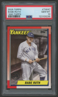 Babe Ruth 2025 Topps / 1990 #T9047 (PSA 10) at PristineAuction.com