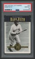 Babe Ruth 2001 Upper Deck Hall of Famers #50 (PSA 10) at PristineAuction.com