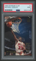 Michael Jordan 1993 Stadium Club #1 (PSA 9) at PristineAuction.com