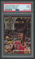 Michael Jordan 1993 Stadium Club Frequent Flyers #181 (PSA 9) at PristineAuction.com