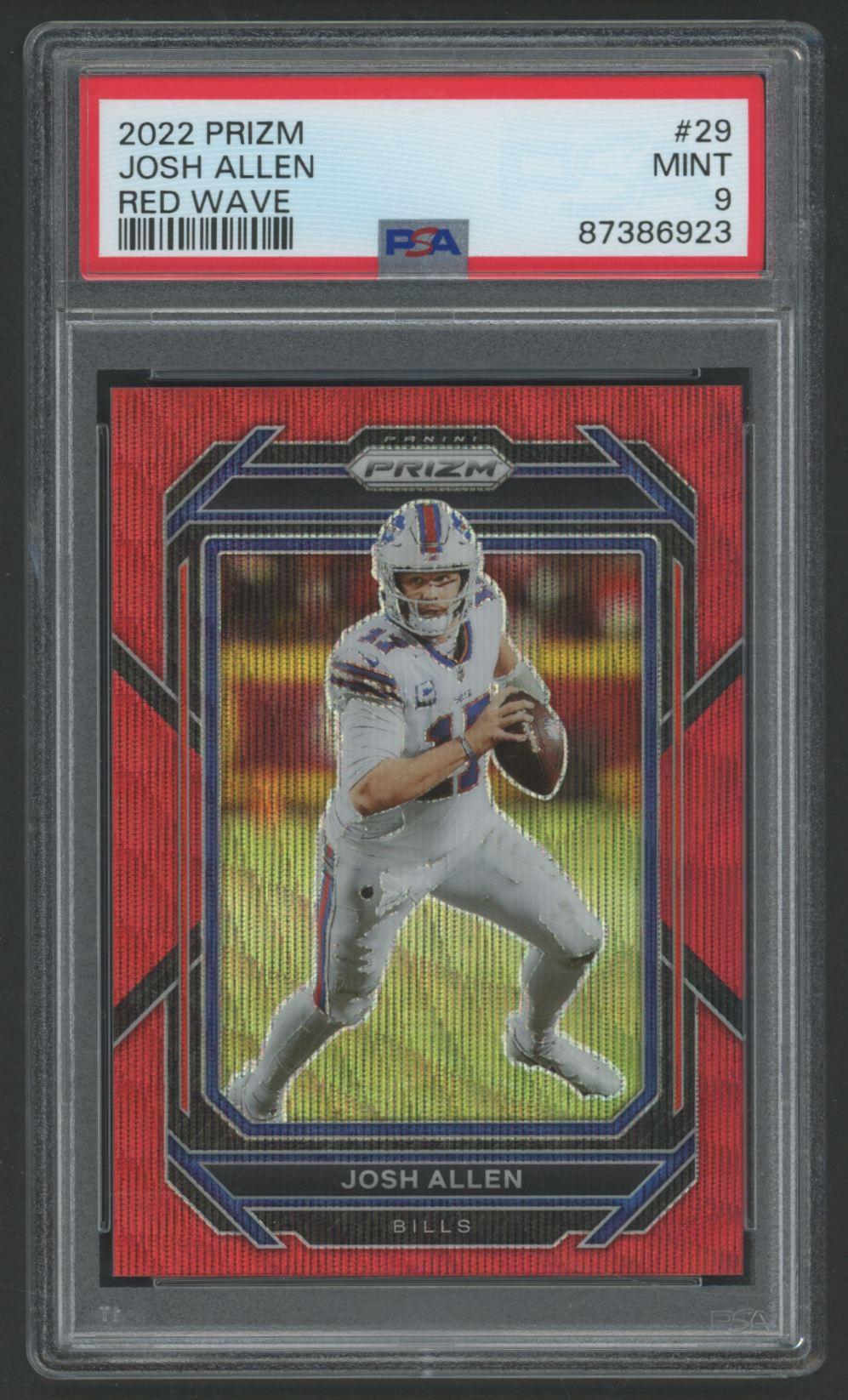 Josh Allen 2022 Panini Prizm Red Wave #29 #78/149 (PSA 9) at PristineAuction.com Josh Allen 2022 Panini Prizm Red Wave #29 #78/149 (PSA 9) at PristineAuction.com